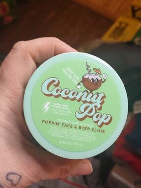Coconut popping lotion